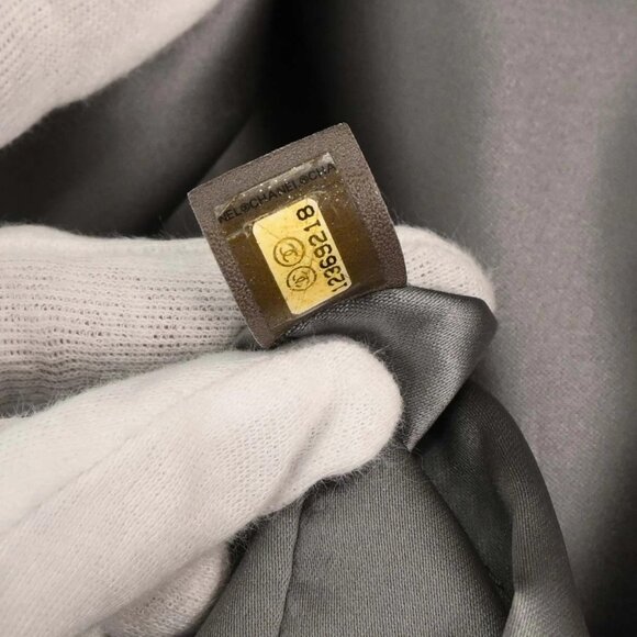 Chanel Black Lambskin Mademoiselle Lock Handbag - Picture 9 of 9